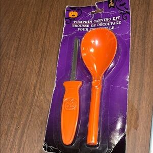 Orange Pumpkin Carving Kit